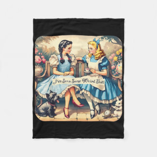 Ive Seen Some Weird  Fleece Blanket