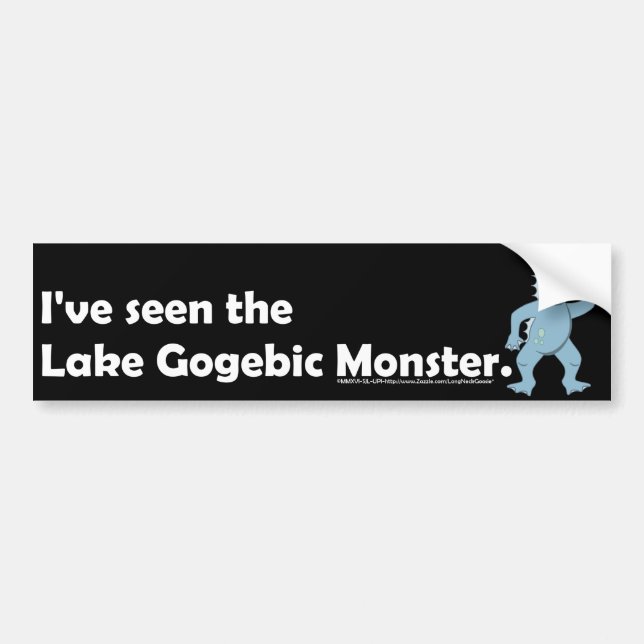 I've Seen The Lake Gogebic Monster.-Bumper Sticker (Front)
