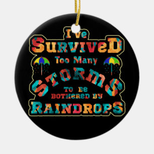 I've survived too many storms to be bothered by  ceramic tree decoration