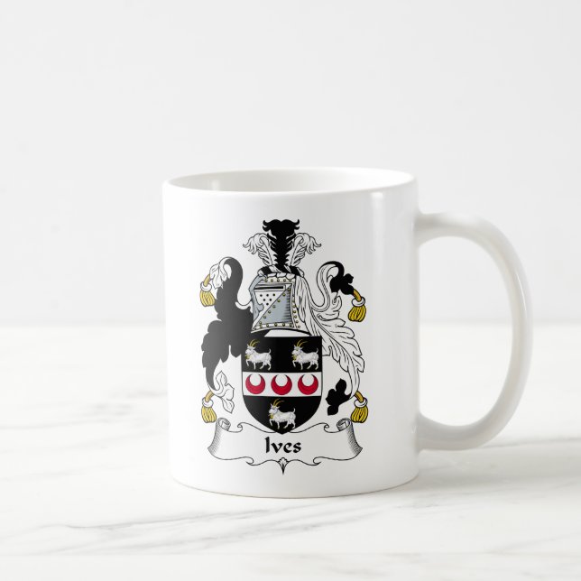 Ives Family Crest Coffee Mug (Right)