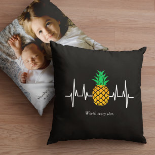 IVF Baby Pineapple Worth Every Shot Photo Cushion