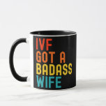 IVF Dad IVF Got A Badass Wife  Mug<br><div class="desc">IVF Dad IVF Got A Badass Wife Gift. Perfect gift for your dad,  mum,  papa,  men,  women,  friend and family members on Thanksgiving Day,  Christmas Day,  Mothers Day,  Fathers Day,  4th of July,  1776 Independant day,  Veterans Day,  Halloween Day,  Patrick's Day</div>