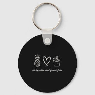 Ivf Mom Pregnancy Transfer Day Sticky Vibes & Key Ring