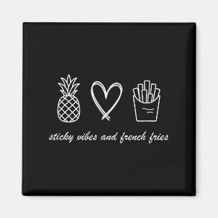 Ivf Mom Pregnancy Transfer Day Sticky Vibes & Magnet