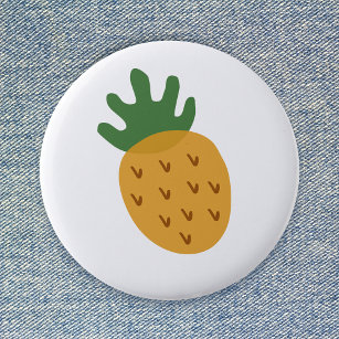 IVF Pineapple   Modern Cute Infertility Support 6 Cm Round Badge