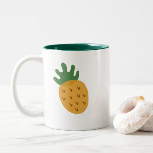 IVF Pineapple   Modern Cute Infertility Support Two-Tone Coffee Mug