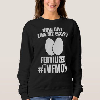Ivf Survivor Warrior Mum Fertilise Transfer Day In Sweatshirt