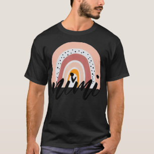 IVF Twins Mimi Boho Rainbow Cute Pregnancy Twins T-Shirt