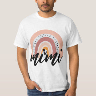 IVF Twins Mimi Boho Rainbow Cute Pregnancy Twins  T-Shirt
