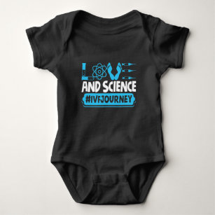 IVF Warrior Science Transfer Day Infertility Baby Bodysuit