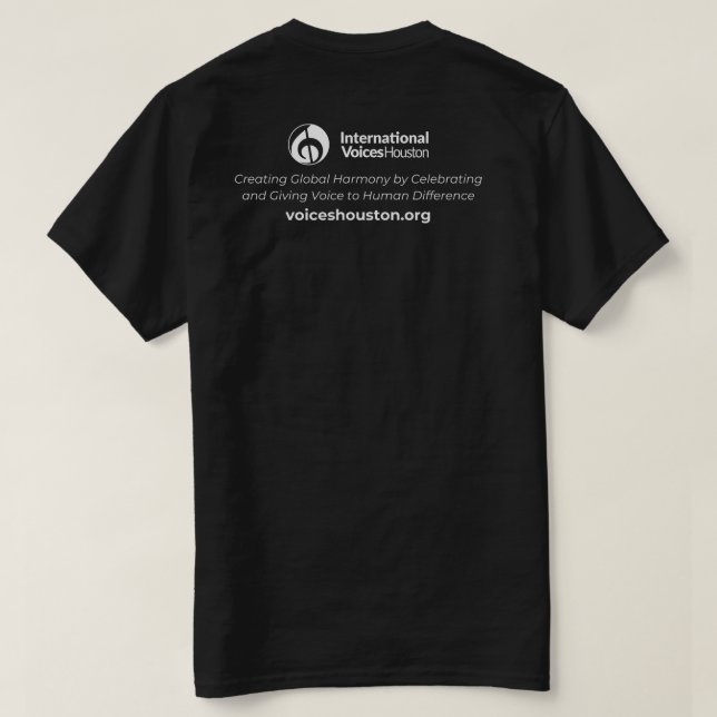 IVH T-Shirt (White Logo) (Design Back)