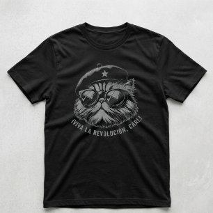 Iviva La Revolution Carl Cat Lover Feline Animal T-Shirt