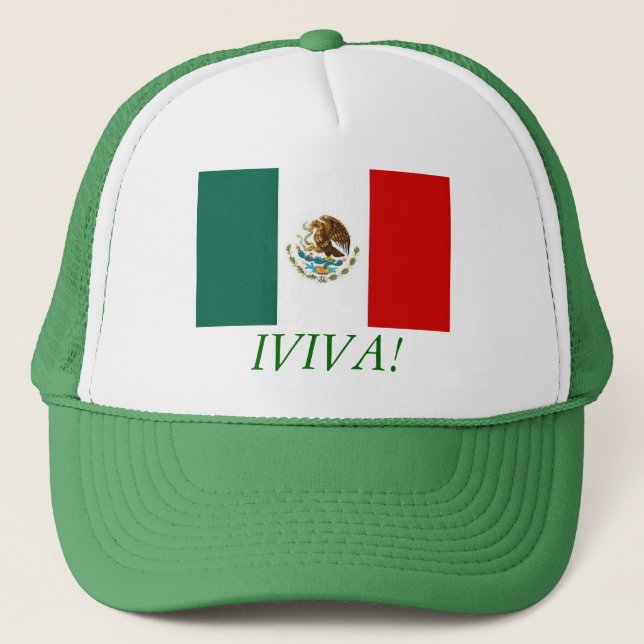 Iviva Mantequilla Mexican Trucker Trucker Hat (Front)