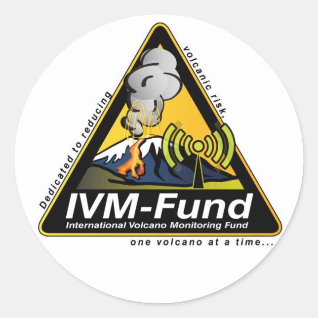 IVM-Fund Stickers! Classic Round Sticker (Front)