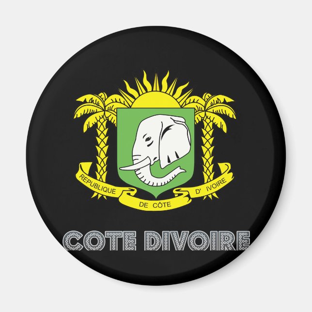 Ivoirian Emblem Magnet (Front)