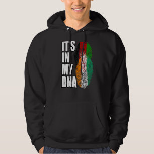 Ivorian And Afghan Mix Dna Flag Heritage Hoodie