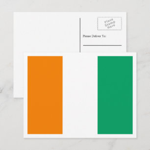 Ivorian Flag, Flag of Côte d'Ivoire Postcard