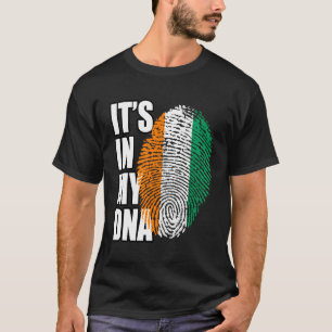 Ivorian Heritage Dna Flag T-Shirt