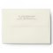 Ivory A7 Envelope 5x7 with return address