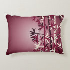 Ivory bamboo burgundy