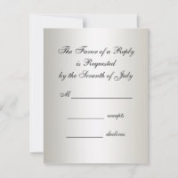 Ivory Black Tie Damask Wedding Invitations