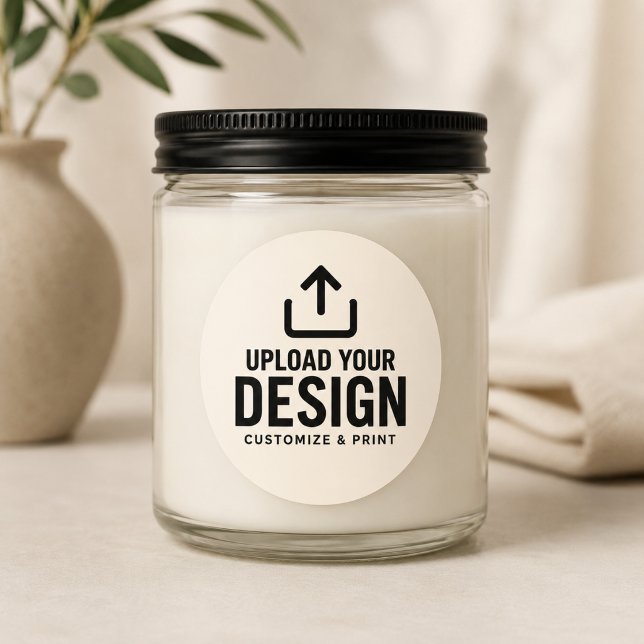 Ivory Blank Business Label Sticker (Creator Uploaded)