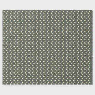 Ivory Blooms Wrapping Paper