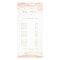 Ivory blush agate price list rack card