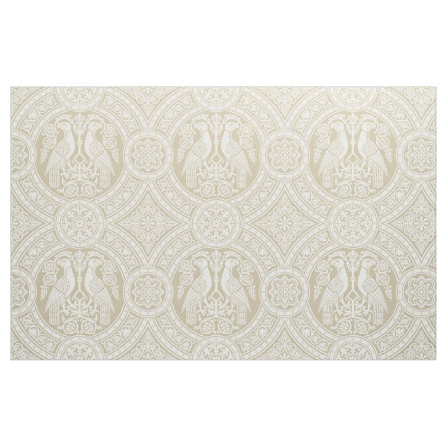 Ivory Byzantine Birds Fabric (Fat Quarter)