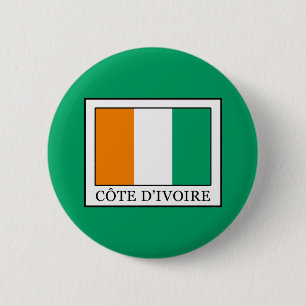 Ivory Coast 6 Cm Round Badge