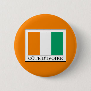 Ivory Coast 6 Cm Round Badge