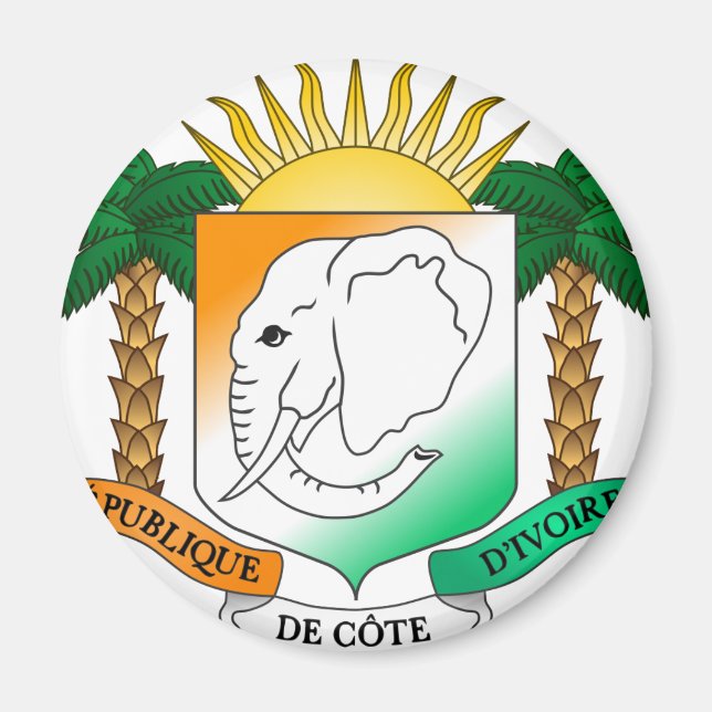 Ivory Coast coat of arms Magnet (Front)