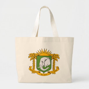 Ivory Coast Coat of Arms Tote Bag
