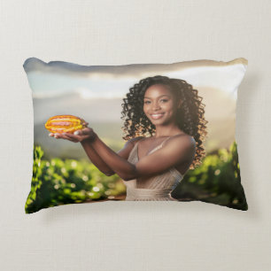 IVORY COAST - COCOA DECORATIVE CUSHION