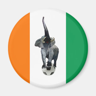 Ivory Coast Cote D'Ivore Soccer Flag Magnet