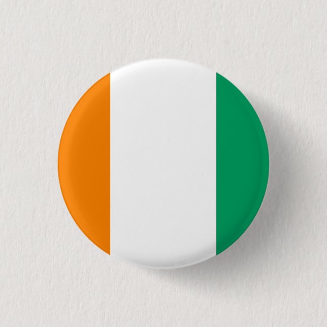 Ivory Coast Flag 3 Cm Round Badge (Front)