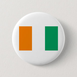 Ivory Coast Flag 6 Cm Round Badge