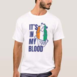 Ivory Coast Flag African Heart Blood Veins Hand T-Shirt