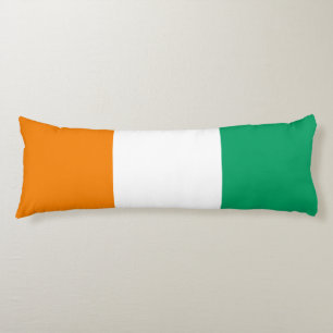Ivory Coast Flag Body Cushion