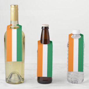 Ivory Coast flag Bottle Tag