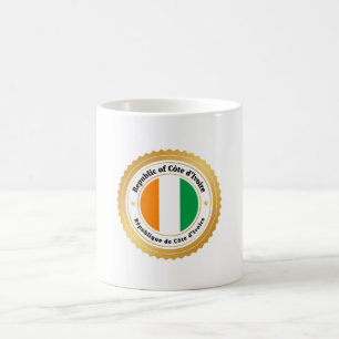 Ivory Coast Flag Coffee Mug