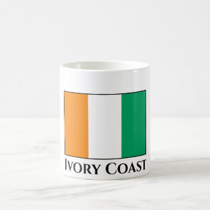 Ivory Coast Flag Coffee Mug