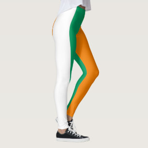 Ivory Coast Flag Leggings