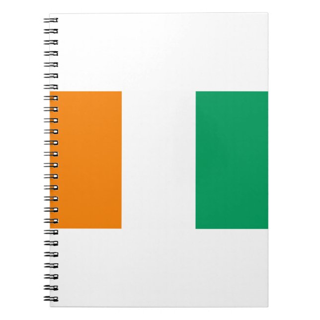 Ivory Coast Flag Notebook (Front)