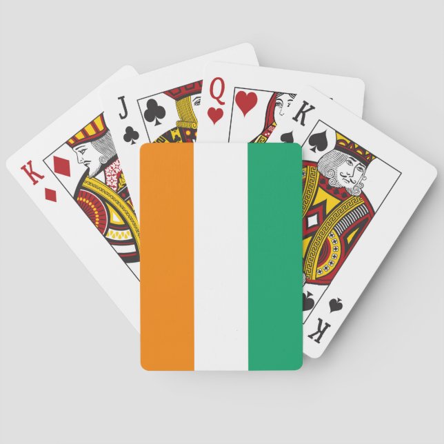 Ivory Coast Flag Playing Cards (Back)
