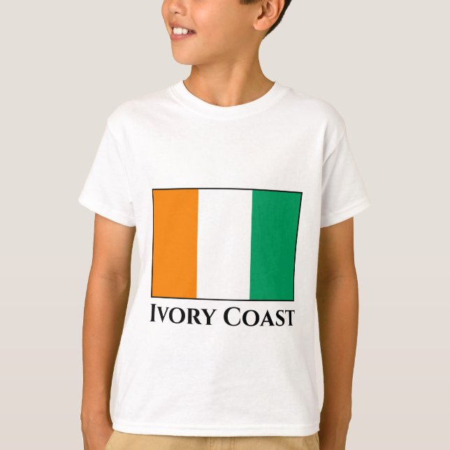 Ivory Coast Flag T-Shirt (Front)