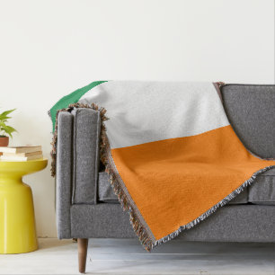 Ivory Coast flag Throw Blanket