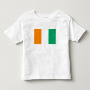 Ivory Coast Flag Toddler T-Shirt