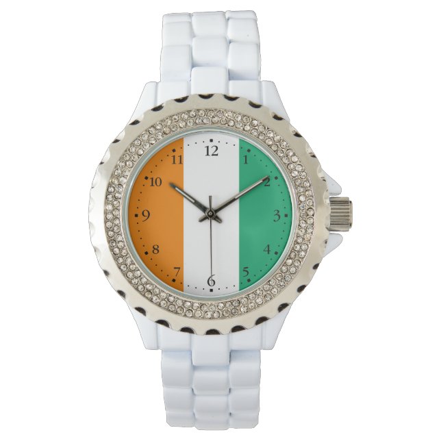 Ivory Coast Flag Watch (Front)