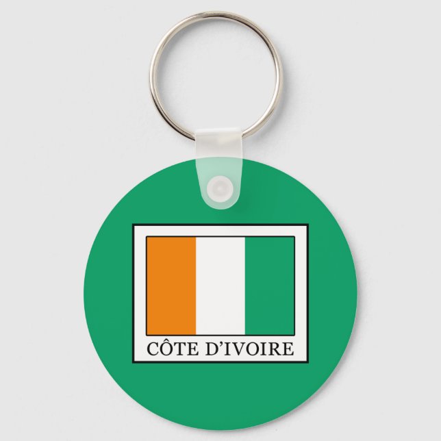 Ivory Coast Key Ring (Front)